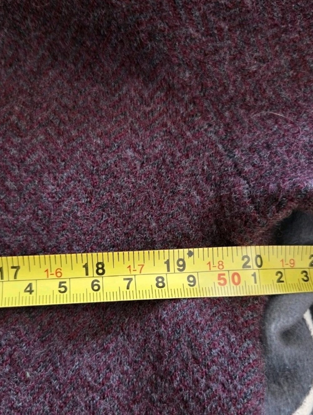 Cremieux Men's 100% Merino Wool Half Zip Burgundy Sweater. Sz XL Quiet Luxury - Picture 9 of 10